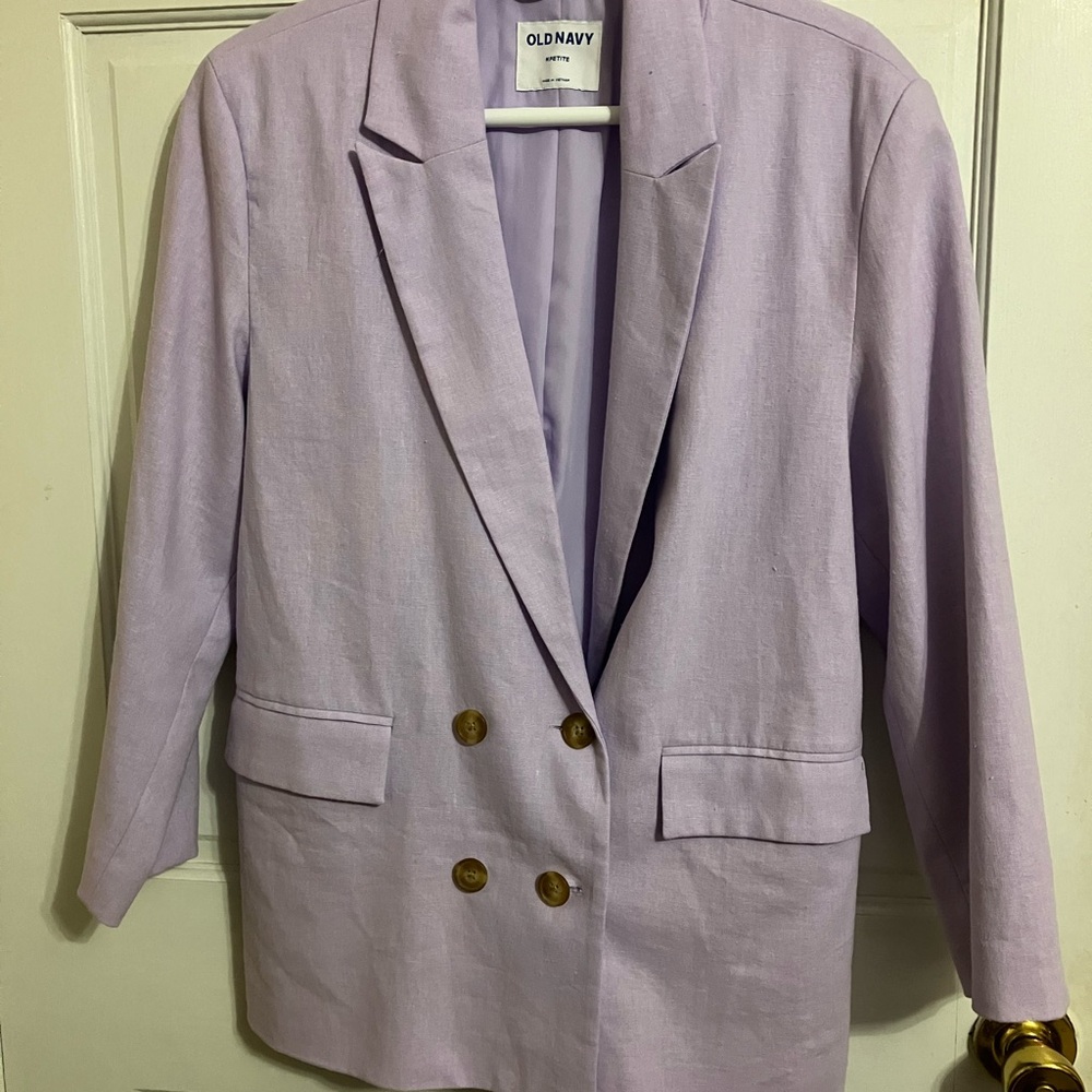 Old Navy Women's Light Purple Blazer